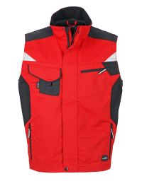 Arbeits Weste in Rot